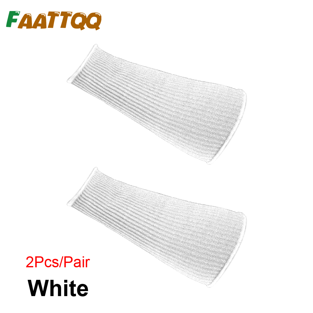 Arm Protectors for Thin Skin, Protective Cut Resistant Forearm Sleeves Arm Guards for Men Women Work, Scratches, Biting,Bruising: WHITE