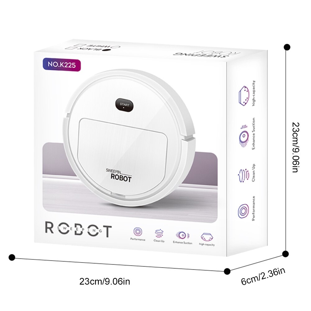 1800Pa Smart Robot Vacuum Cleaner Multifunctional 3-In-1 Auto Rechargeable Floor Sweeping Robot Dry Wet Vacuum Cleaner Machine