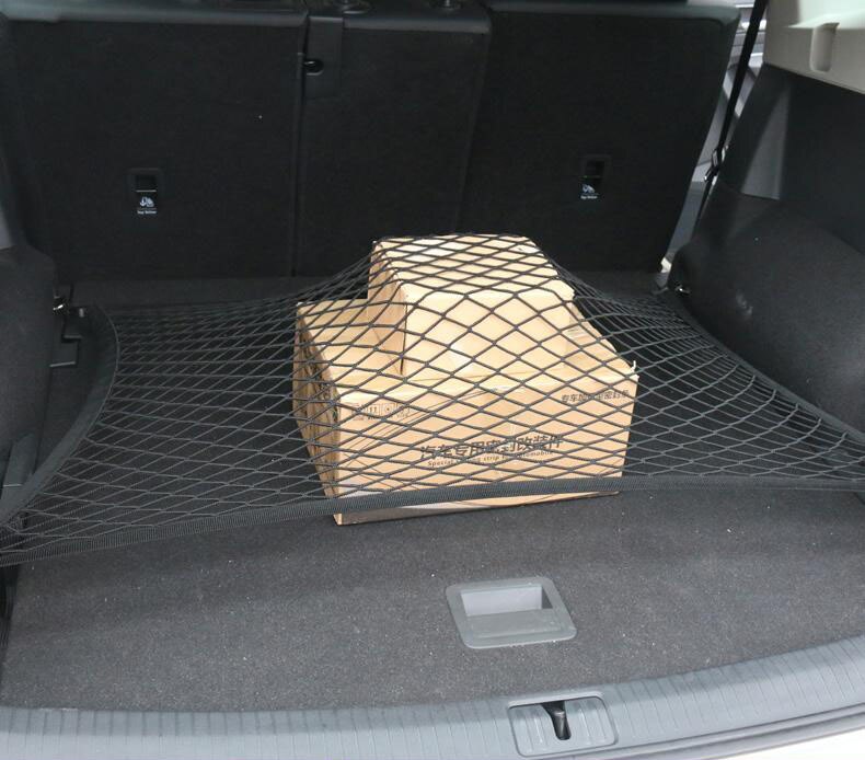 70*50cm svarta golv stil bagageutrymme lastnät elastisk förvaringsväska universal bagagenät bil bagageutrymme nät skiljevägg