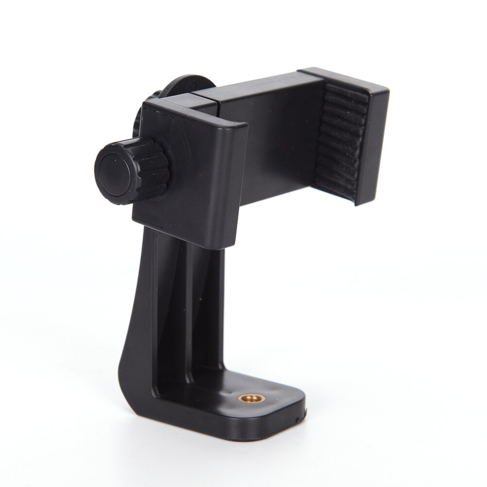 Trépied et monopode, support universel pour smartphone avec tête à vis de 1/4 pouces, Clip de montage rotatif à 360 degrés, noir