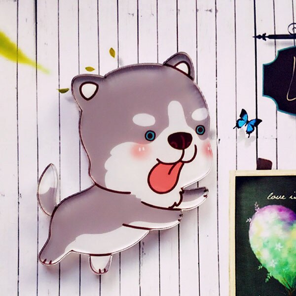 1 stk/partij Leuke Cartoon Acryl Badge Japanse Stijl Broche Voor Meisje Match Kleding Jurk Decoratie Benodigdheden: style-13