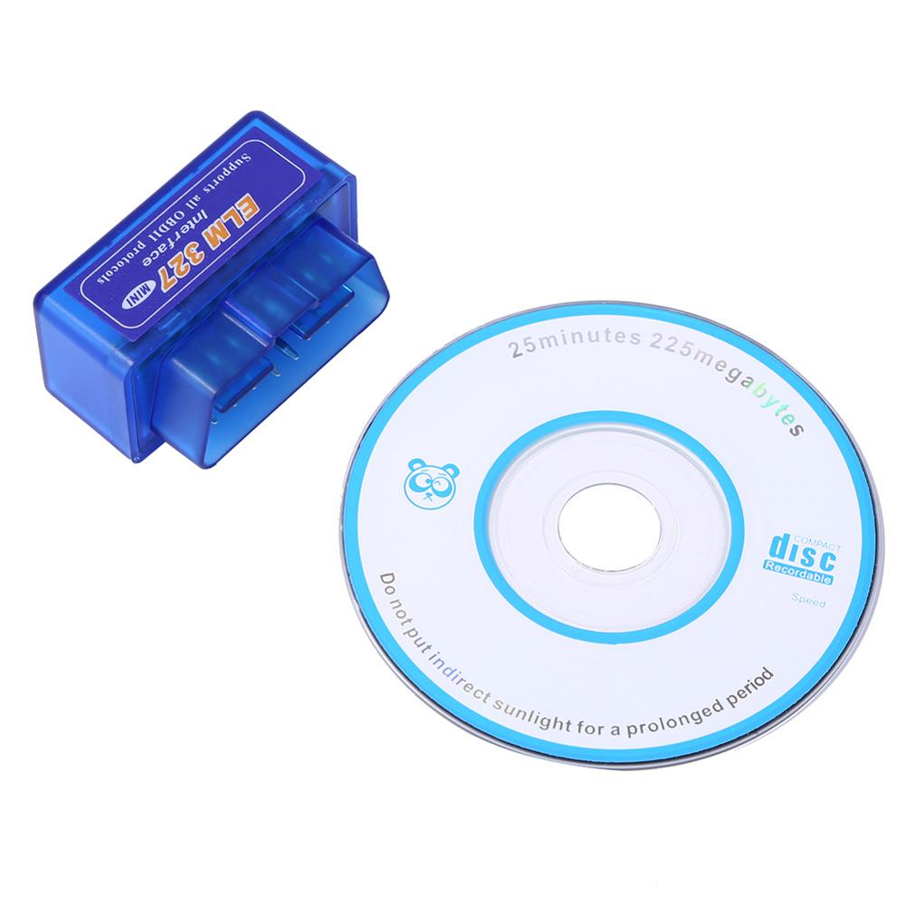 Super Mini ELM327 Bluetooth OBD2 V2.1 Auto Diagnose-Tool Scanner Voor Windows Android Obdii Adapter Auto Diagnostic Tool: ELM327