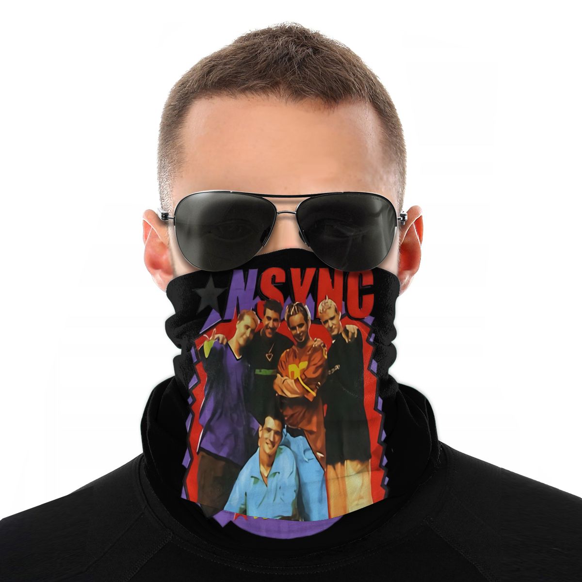 Nsync-Bandana de algodón para conciertos, Bandana blanca con reestampado S 4Xl Tn919, en más colores, descuento sorpresa 3D: Default Title