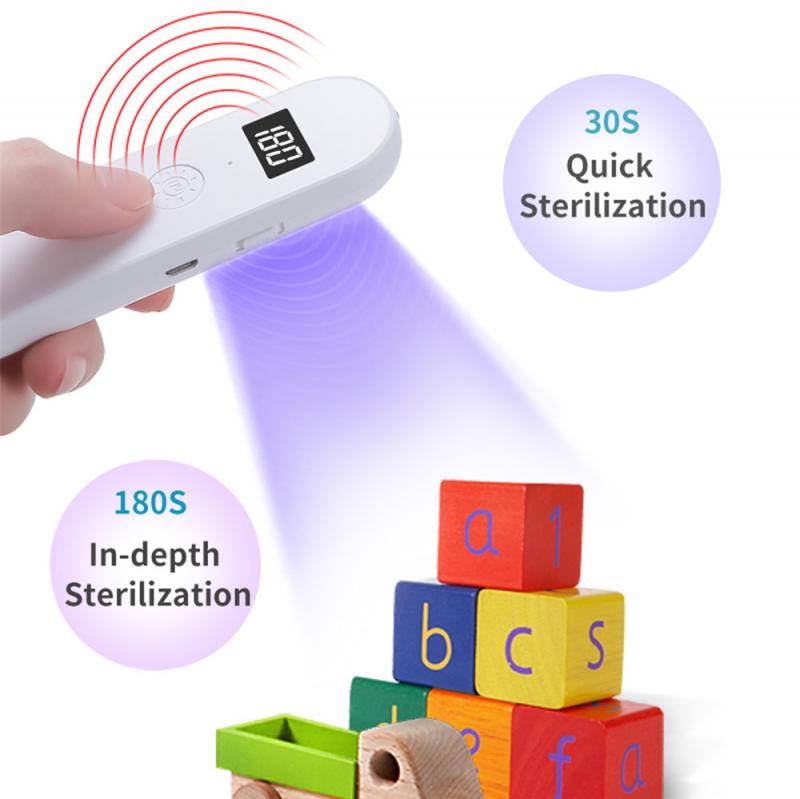 Portable UVC Disinfection Lamp Household UV Sterilizer Lamp Ultraviolet Disinfection Bactericidal Lamp UVC Germicidal UV Light