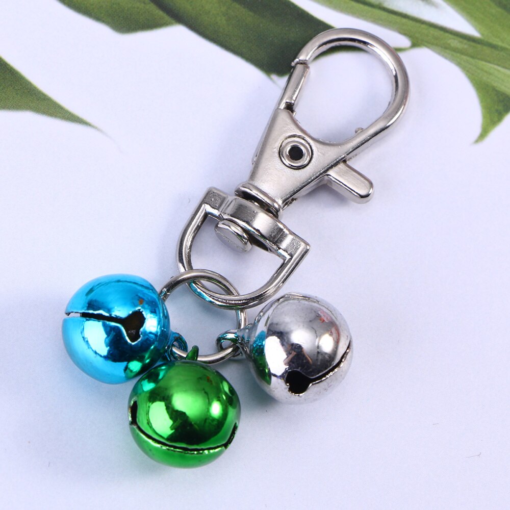 Mini cloches de couleurs assorties, 5 pièces, décoration pour collier de chien, chiot, (couleur aléatoire)
