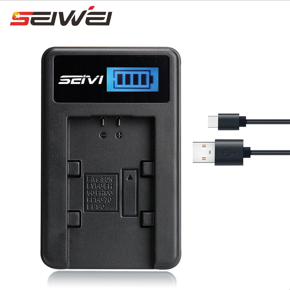 Camera Battery and USB Charger Set - 1800mAh NP-FV70 Battery for Sony HDR-CX Series: 4