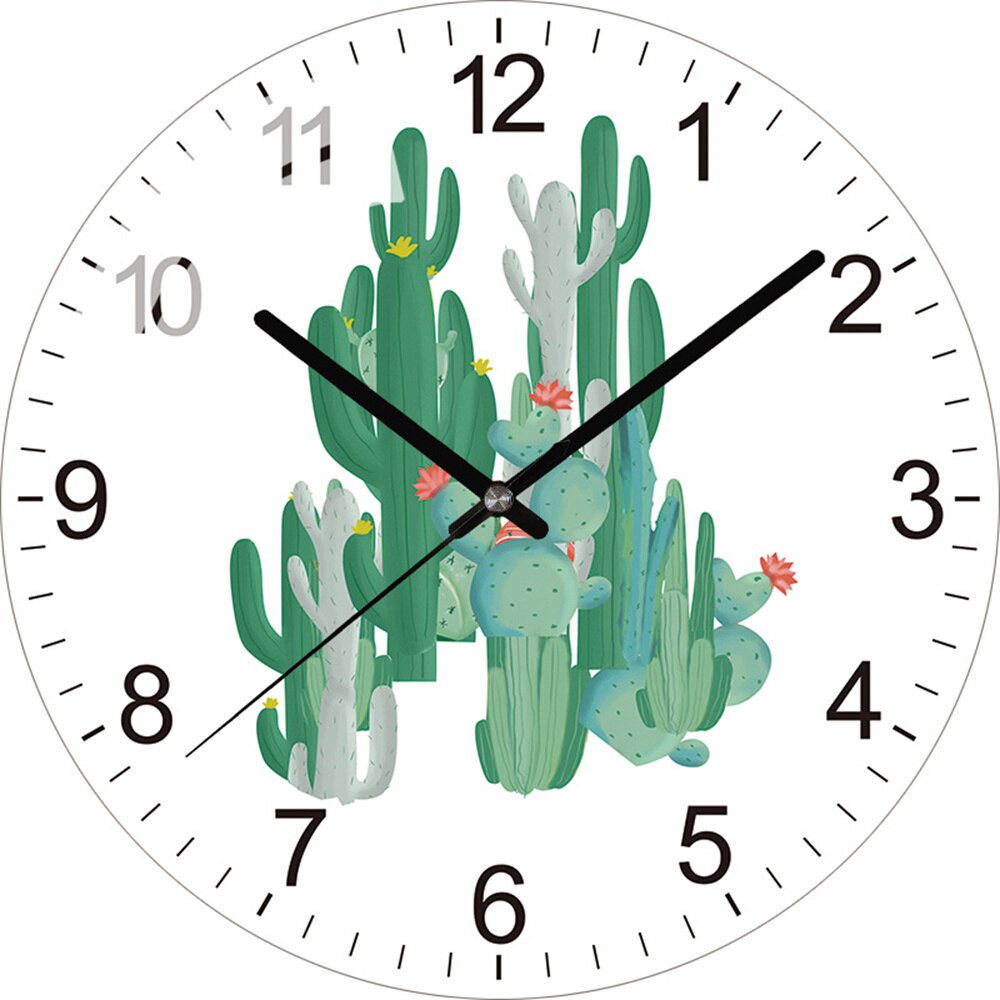Quiet Round Fruit Wall Clock Kitchen Home Decor Water droplets Modern 3D Clocks for Living Room Decoration Accessories: 10 30cm