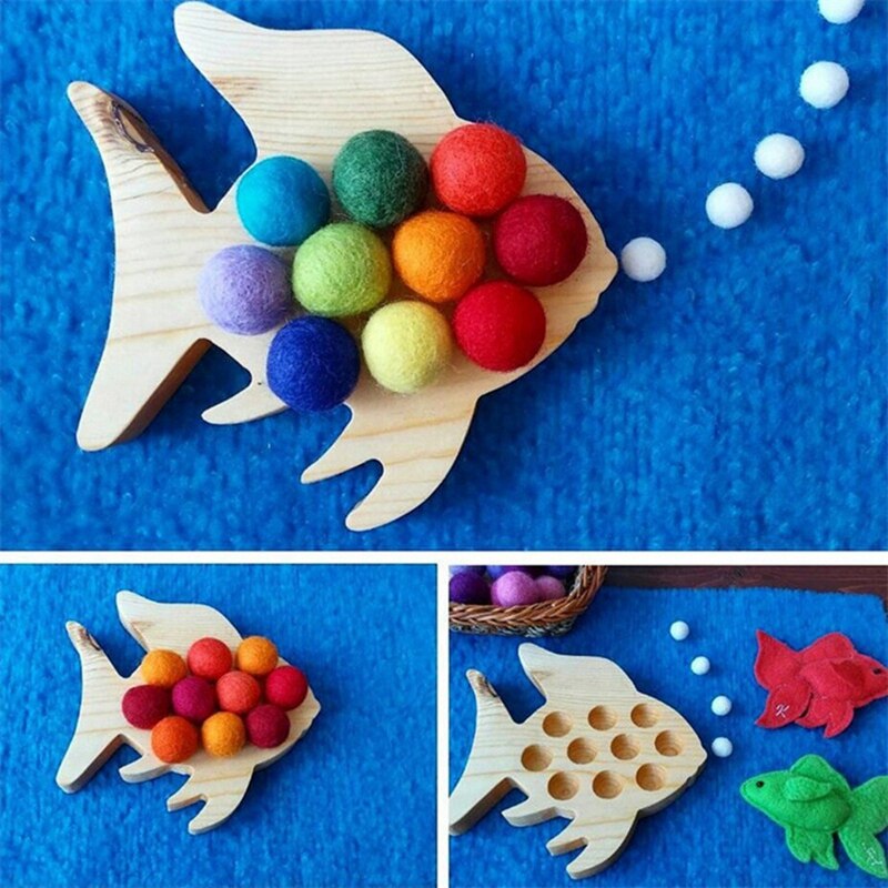 Pädagogisches holzspielzeug für babys: wolkenspiele, kognitive digitale brettspiele, puzzles und zuordnungsspiele