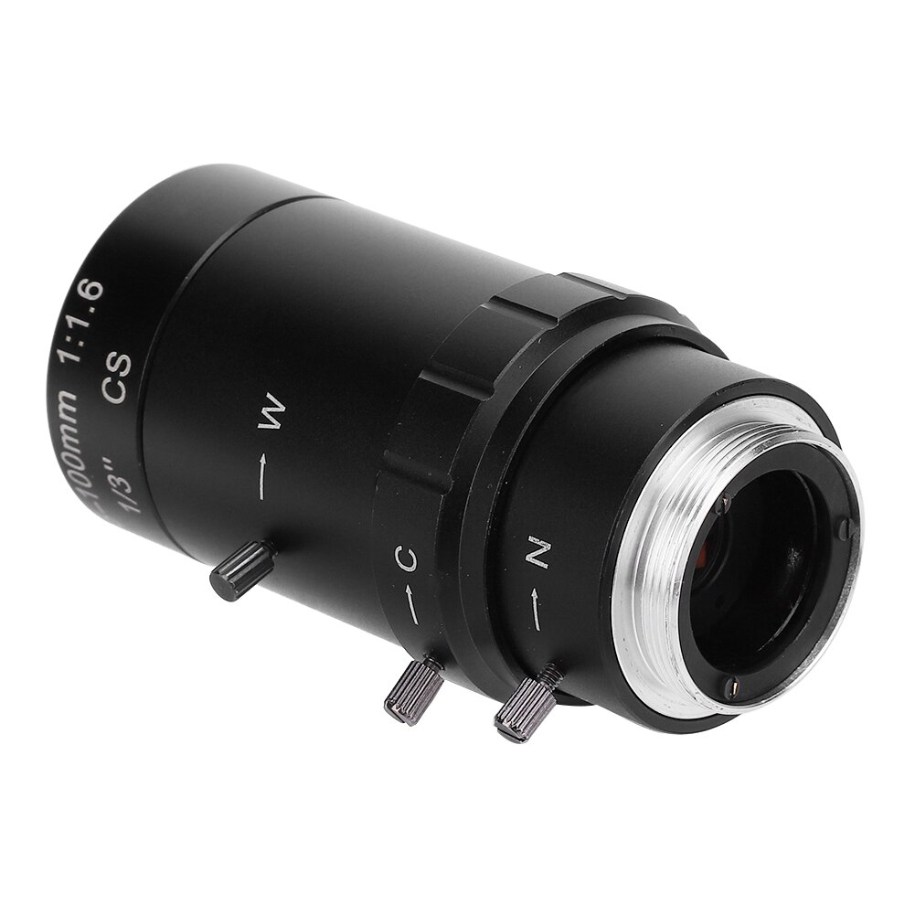 1.3MP Zoom CCTV Lens CS dağı manuel diyafram 5 100mm alüminyum alaşım güvenlik kamera CCTV Lens