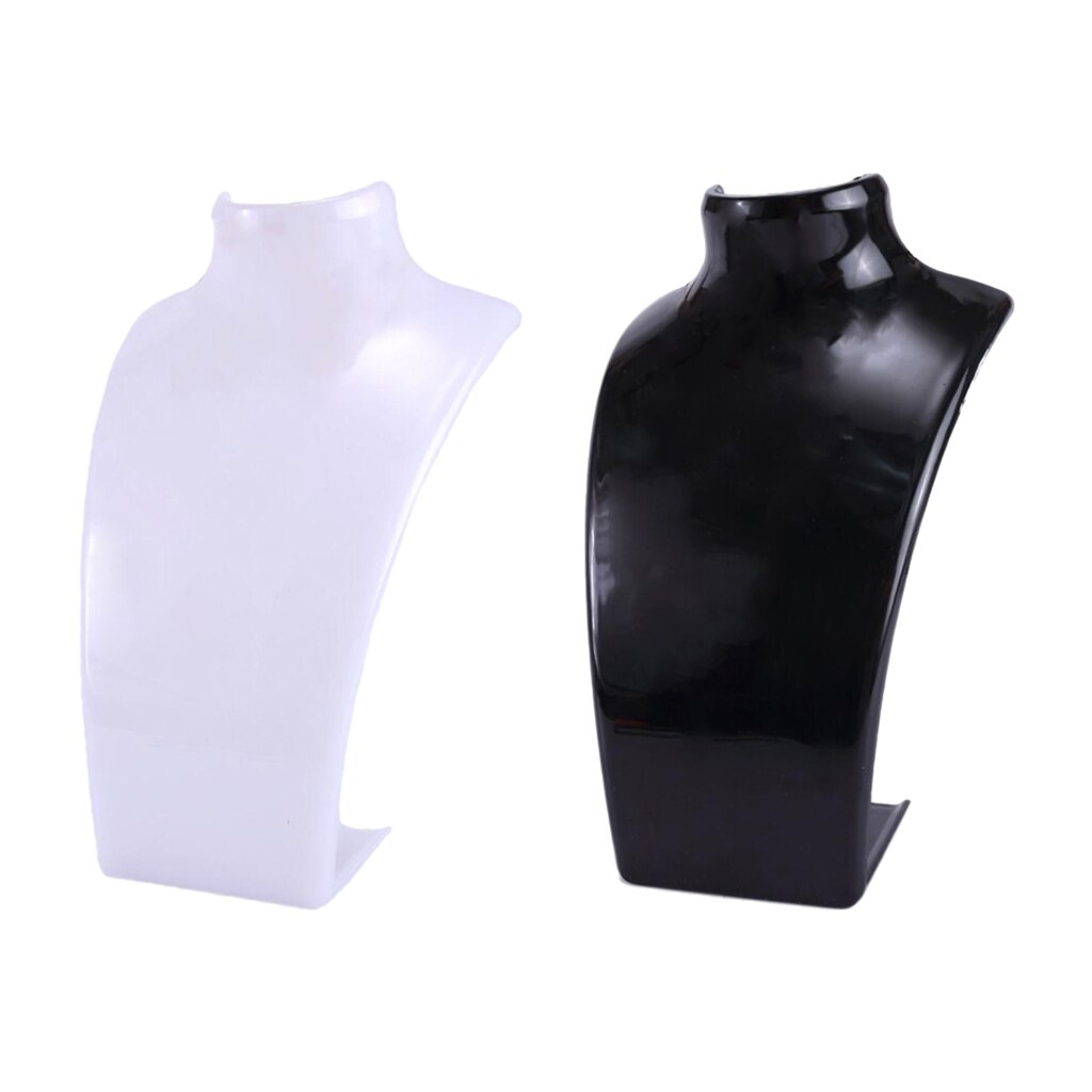 2Pc Ketting Stand, Vrouwen Mannequin Buste Sieraden Display Organisatoren Plank Houder