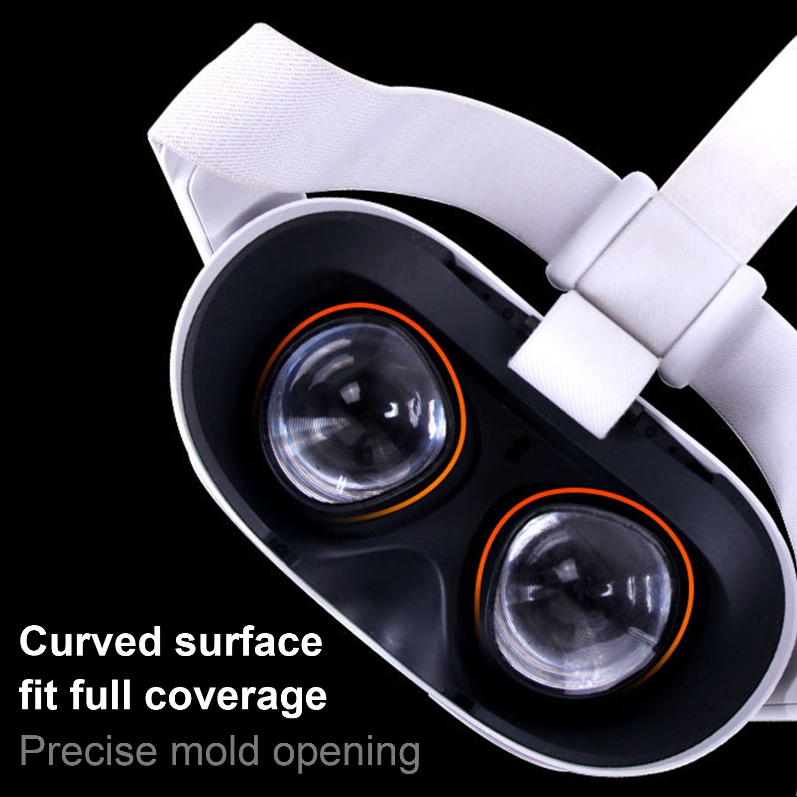 4Pcs Vr Lens Film Vr Scherm Beschermende Film Voor Oculus Quest 2 Vr Headset Helm Anti Kras Lens Protector gevallen Covers
