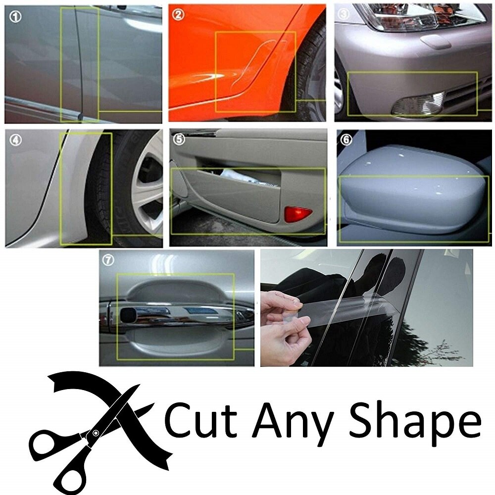 Protecting Car Bumper paint surface Scratch Prevention body transparent Automobile paint Protective Film CSV