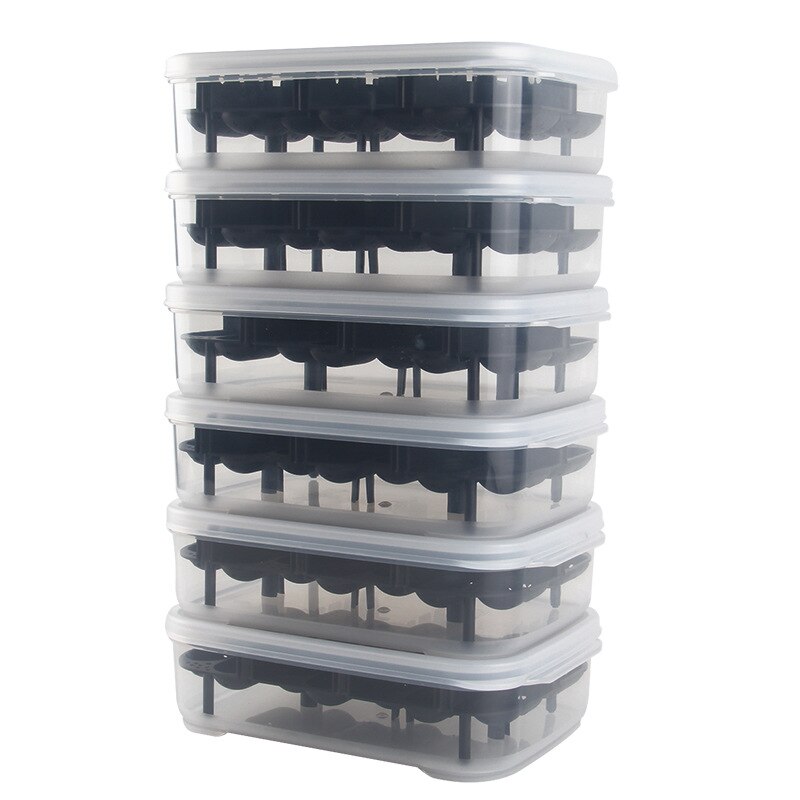 2Pcs Reptile Hatchery Incubator 14 Grids Snake Lizard Egg Tray Boxes Reptile Breeding Box Tortoise Hatching Eggs Device
