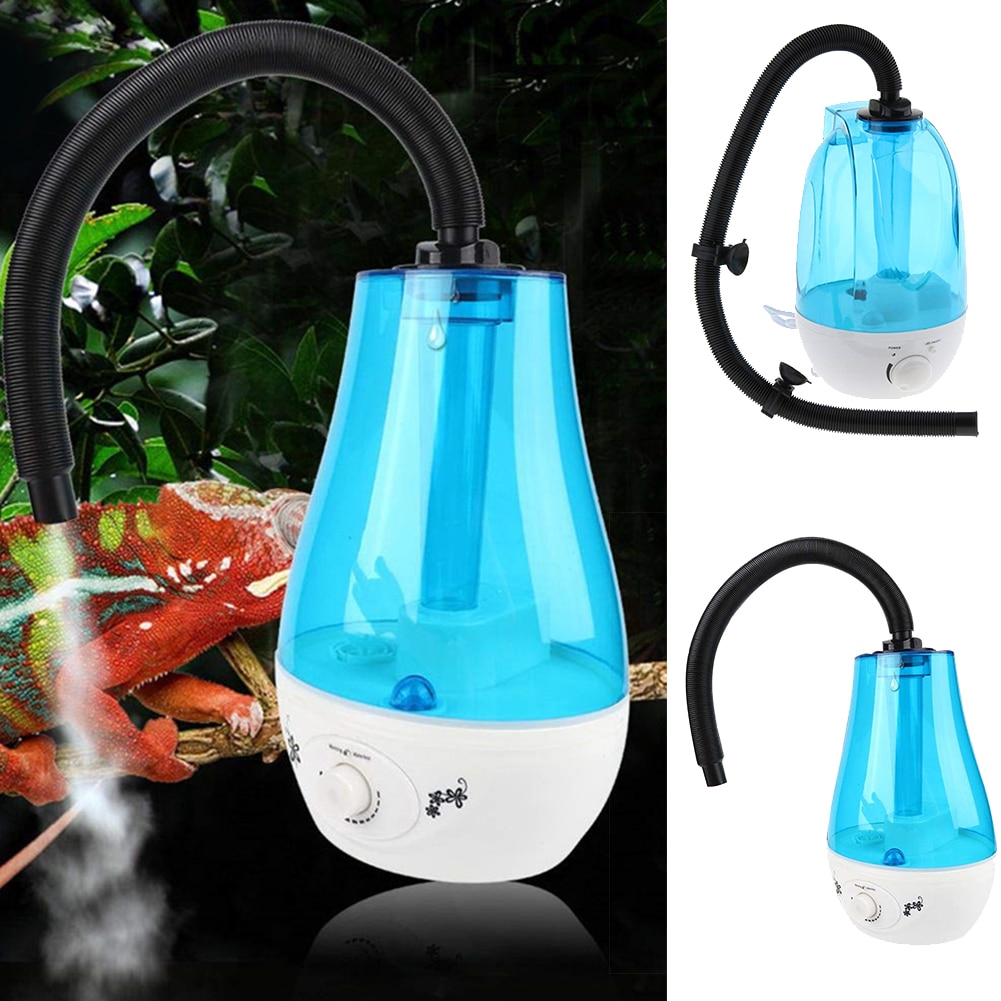 3L/4L For Reptile Terrarium Humidifier Amphibians Vivariums Vaporizer Super Fogger Large Capacity Moisturizing Tortoise #734