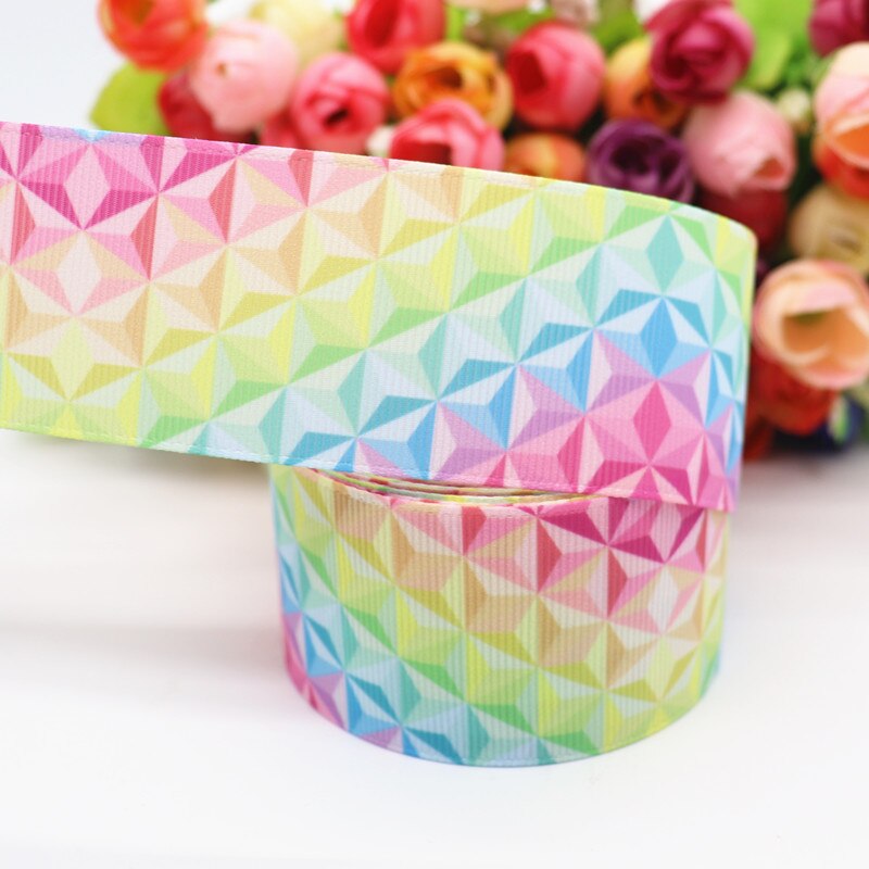 10 Yards 1.5 ''(38Mm) Cake, regenboog Gedrukt Grosgrain Linten Voor Haar Strikken Diy Handgemaakte Materialen Y19082302: 15