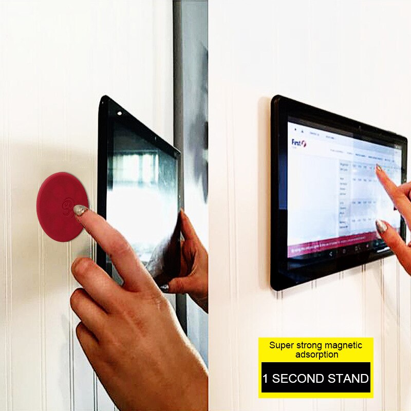 Magnetic Tablet Holder Stand Wall Mount Magnetic Holder Stand Car Holder Magnet Adsorption Principle Stand For Ipad Tablet