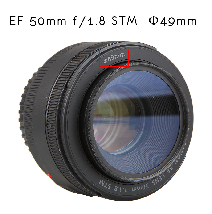 Kamera Objektiv UV Schutz Filter 49mm für Canon EF 50mm f/1,8 STM & für Sony E -montieren 18-55mm f/3,5-5,6 OSS Objektiv