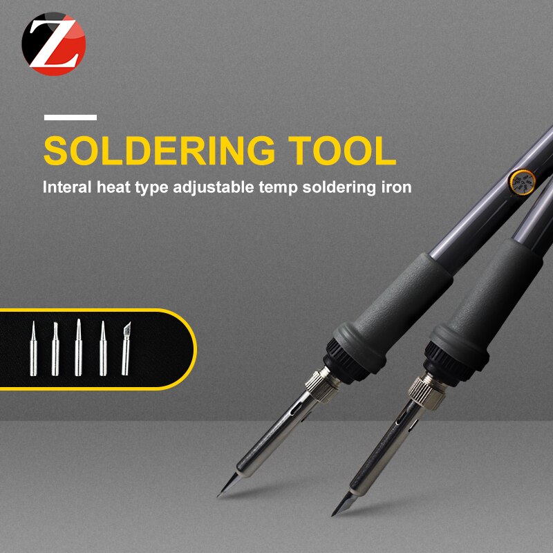 Soldering Iron Set Adjustable Temperature Electric Soldering Iron Multi-function Tools 220V 110V 60W Welding Solder Pen For Home