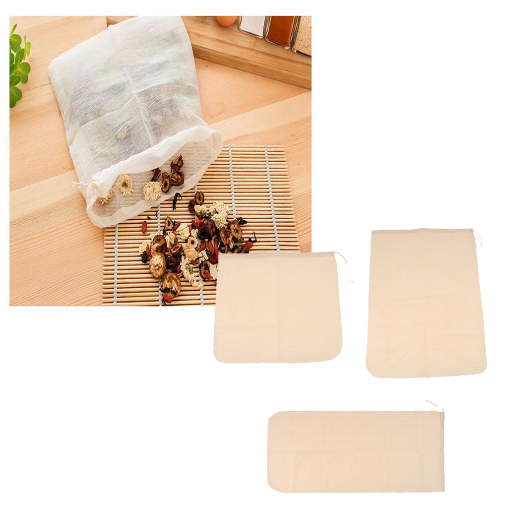 Filtro reutilizable de algodón de malla para filtro, para zumo de café y leche, 1 Uds., multiusos, para cocinar sopas de queso caseras, zumo de fruta