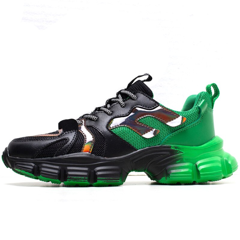 Koreaanse stijl trendy sportschoenen, sportschoenen, comfortabel en schokabsorberend: Groente / 10
