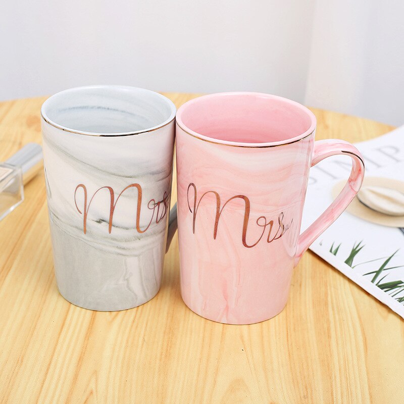 Flamingo brev keramisk kaffemugg hemkontor skola mjölk te vatten muggar drinkware kopp för födelsedag