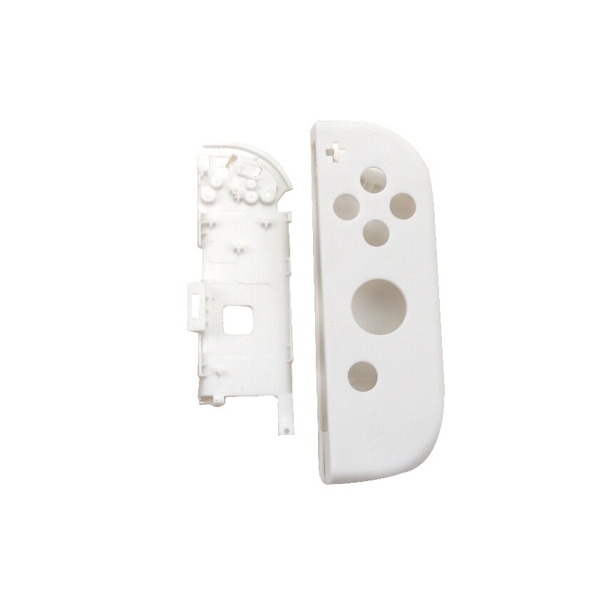 Yuxi plástico branco esquerda direita habitação escudo capa substituição para nintend switch ns nx joy con joycon controlador caso protetor