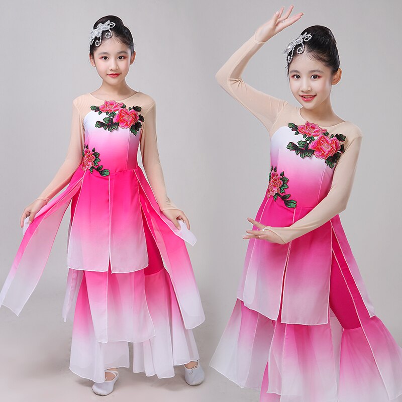 freundlicher klassische tanzen tanzen kleidung mädchen elegante Chiffon leistung tanzen kostümich traditionellen chinesischen tanz kostüm: 2 / 150