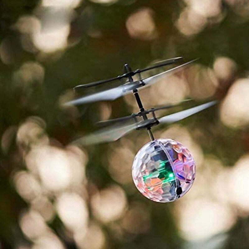 Led Vliegende Bal Speelgoed, Oplaadbare Bal Drones Infrarood Inductie Helikopter