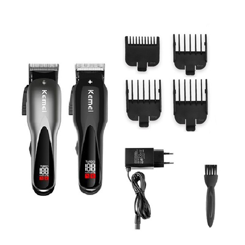 Men‘s TURBO two speed adjustable hair clipper hair trimmer beard electric haircut machine haircut all metal blade