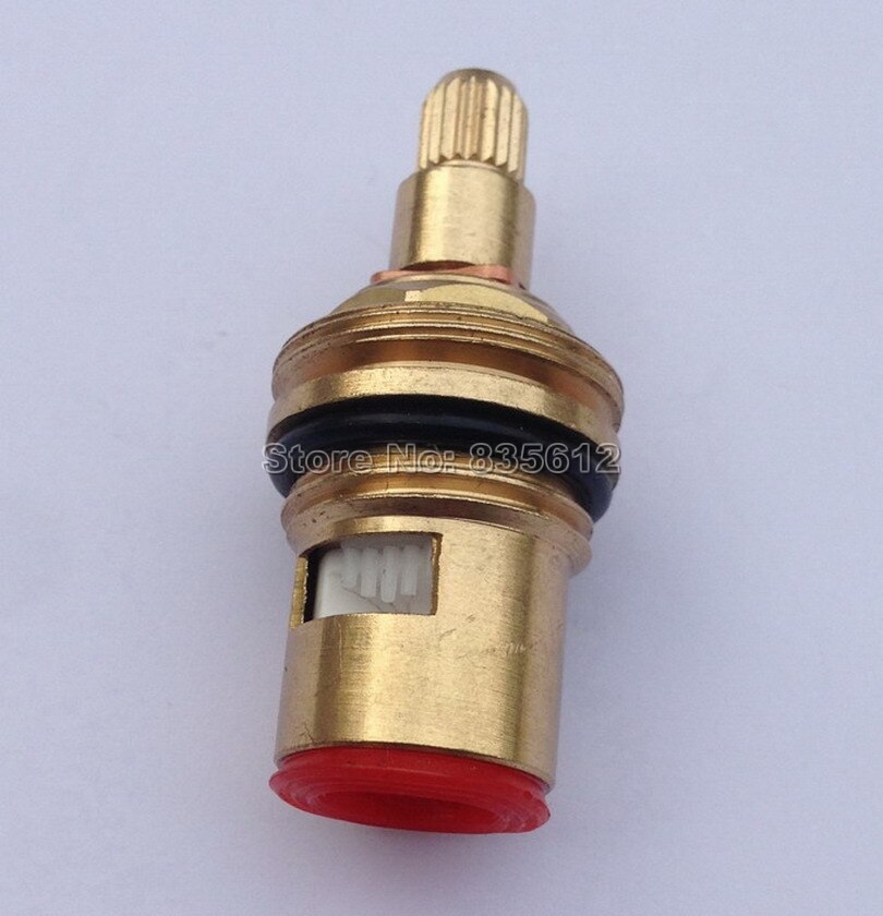 Standard1/2 Replacement Brass and Cold Quarter Turn Tap Valve Ceramic Disc Cartridge 20 teeth Faucet Accessory tba501