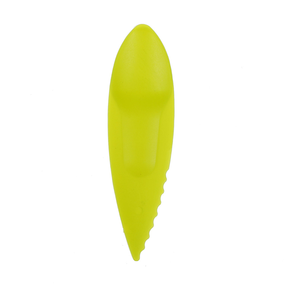 6 stks/set 11.5*3cm Plastic Snoep Kleur Kiwi Lepel 2 in 1 Kiwi Graven Lepel Scoop Fruit Mes slicer Peeler Cutter