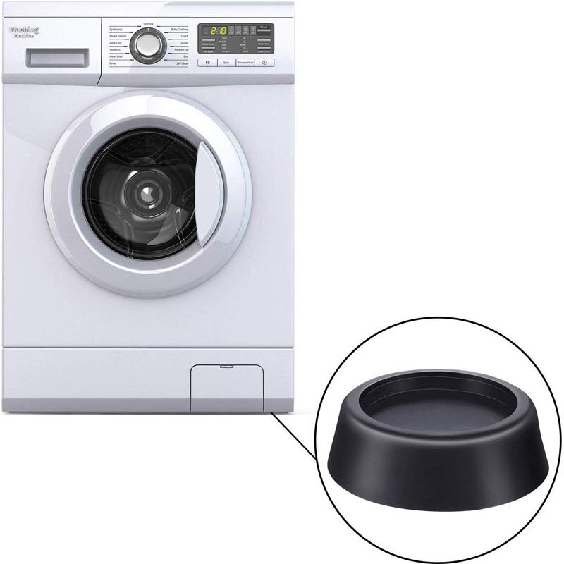 Vaskemaskine fodpude, husholdningsapparater møbler skridsikker øge højde pad, gummipude ideel til vibrationsreduktion
