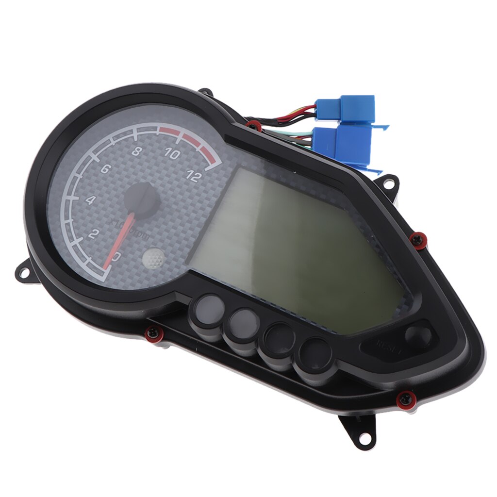 LCD Odometer Speedometer Meter, Tachometer Gauge, 12V DC, 15000 RPM, for Motorcycle Dirtbike