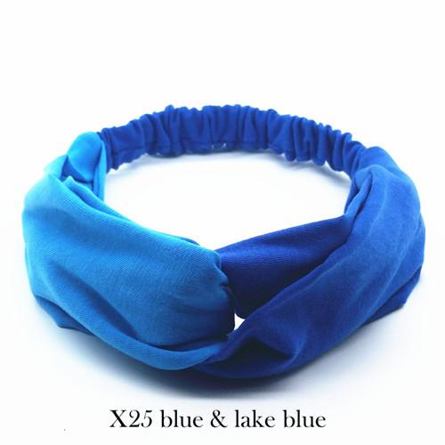 Diademas torcidas de algodón para mujer, diademas elásticas con nudo, bandas para la cabeza deportivas para Yoga, maquillaje, Spa, diadema, vendaje, accesorios para el cabello para niñas