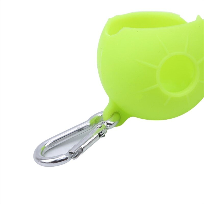 Bolsa de minigolf portátil para exteriores, soporte de 2 bolas, Mini riñonera, paquete de herramientas deportivas, pelotas de Golf, funda de silicona, funda de pelotas de Golf