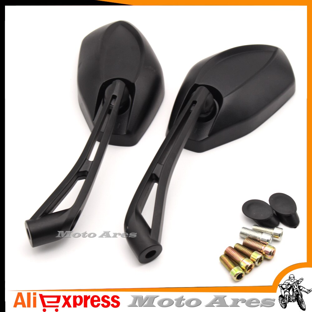 2 teile/para Motorrad Rückspiegel Motorrad Rückspiegel Moto-Cross Zurück Seite Spiegel ATV Moto Schmutz Grube Fahrrad