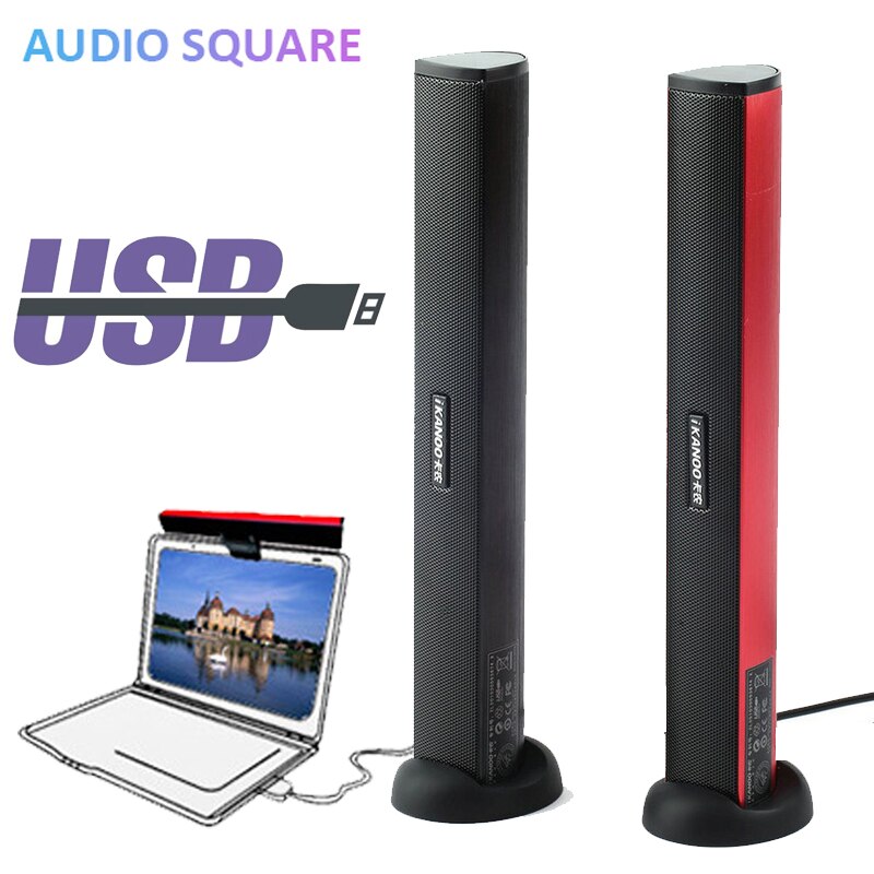 Laptop Speaker USB Wired With Subwoofer Sound Box For Computer Steoreo Lounderspeaker Driver Free Dual Channels