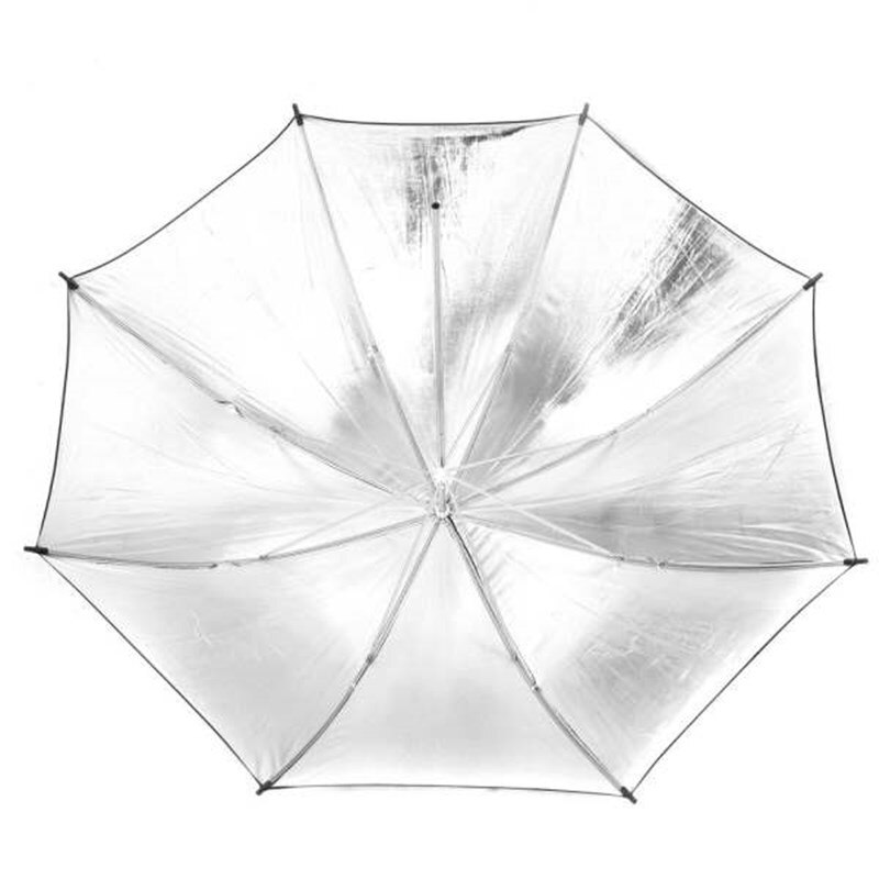 AAAE Top 102 cm/40inch studio Photo Strobe Flash light reflector Black Silver soft umbrella