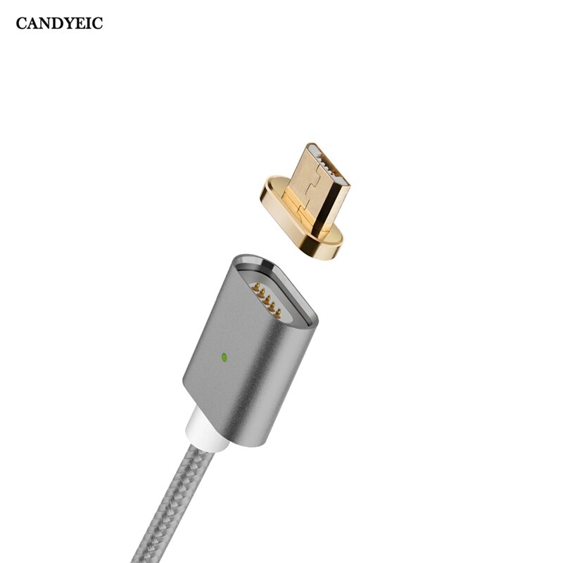 Candyeic Magnetische Gegevens Micro Usb-kabel Voor Android Lg G3 4 K10 Nexus 4 5 5X 6, magnetische Oplader Voor Huawei P7 P8 Mate8 Honor 4c