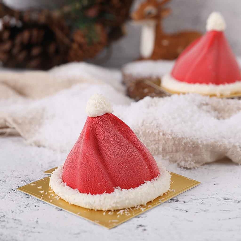 3D Siliconen Cakevorm Bakvorm Cakevorm Kerst Hoed Diy Bakvormen Keuken Kerst Decoraties Voor Huis Navidad