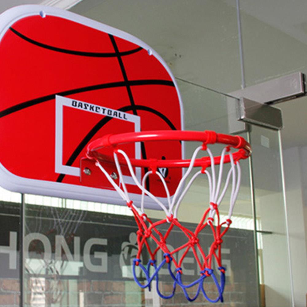 Tæppe 3 størrelse basketball stativ basketball hoop plast praktisk boldskydningsudstyr bærbart udendørs – Grandado