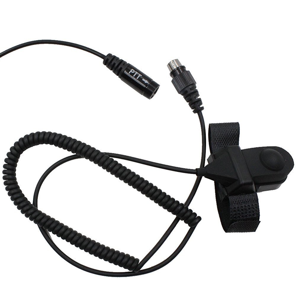 Half Gezicht Professionele Motorhelm Headset Microfoon Oortelefoon met Vinger PTT voor Midland LXT435 G225 LXT320 LXT324