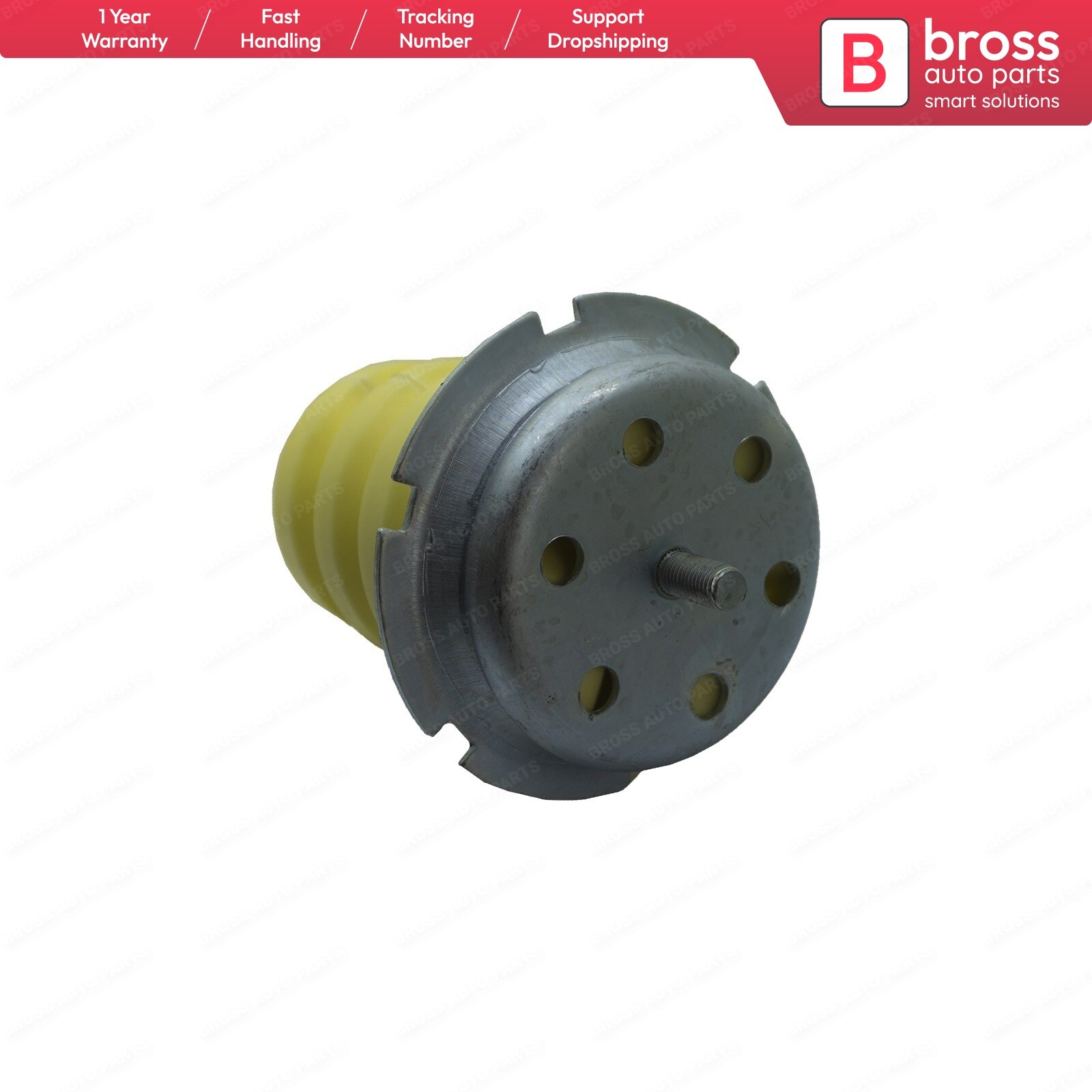 Bross-piezas de automóviles BSP912 para Ducato Jumper Boxer Relay 516688-On, suspensión trasera, hoja, muelle de tope 1351266080, 5166,88, 2006