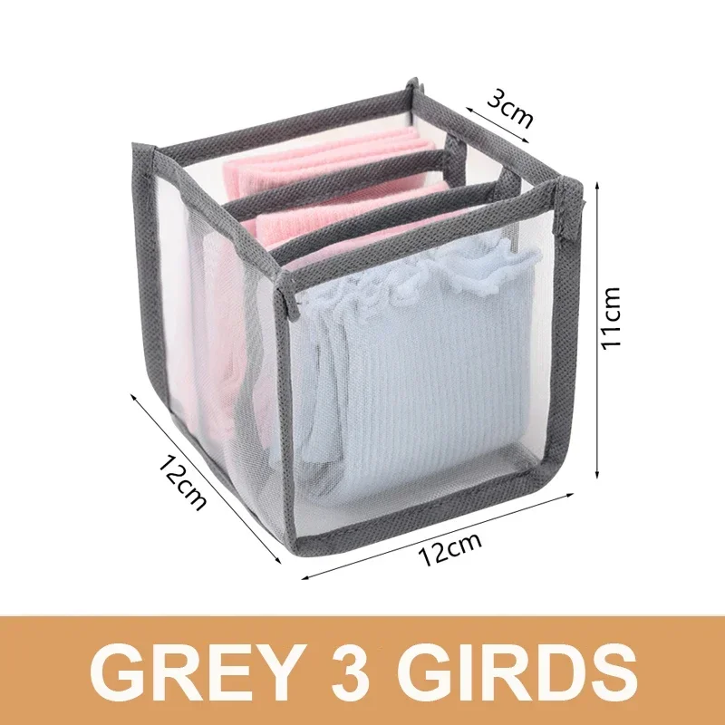 Zusammenklappbare Aufbewahrungstasche, Wäscherei-Organizer im Schrank, Unterwäsche, Schubladen, Aufbewahrung, Schlafzimmer, Schrank, Socken, BH-Aufbewahrung, Hosen-Organizer: Orange