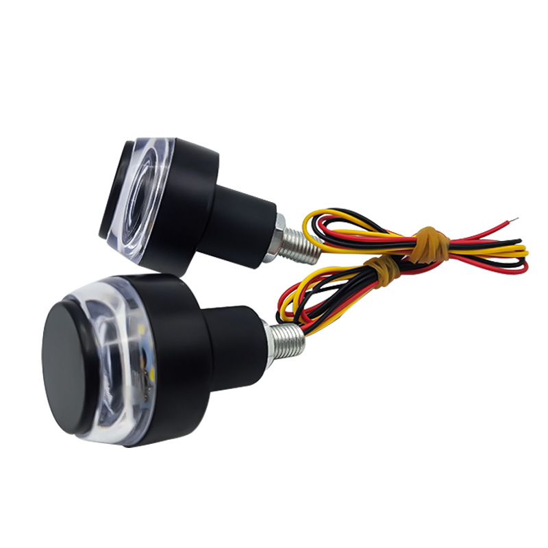 Barra de luz LED para manillar de motocicleta, indicador trasero, señal de giro para coche, luz LED Universal para manillar, luces de posición lateral, 1 Uds.