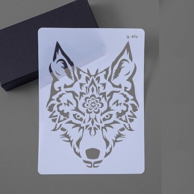 Dei bambini di disegno a mano stencil strumenti FAI DA TE novità giocattoli educativi vari stili di creativi per bambini a tema animale: awzj-040-11