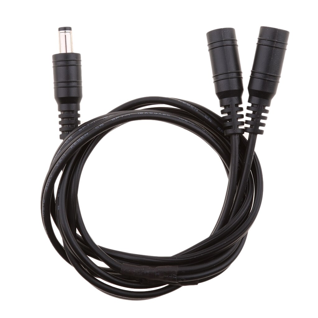 5.5mmx2.1mm 1 Female to 2 Male DC Power Splitter C... – Grandado