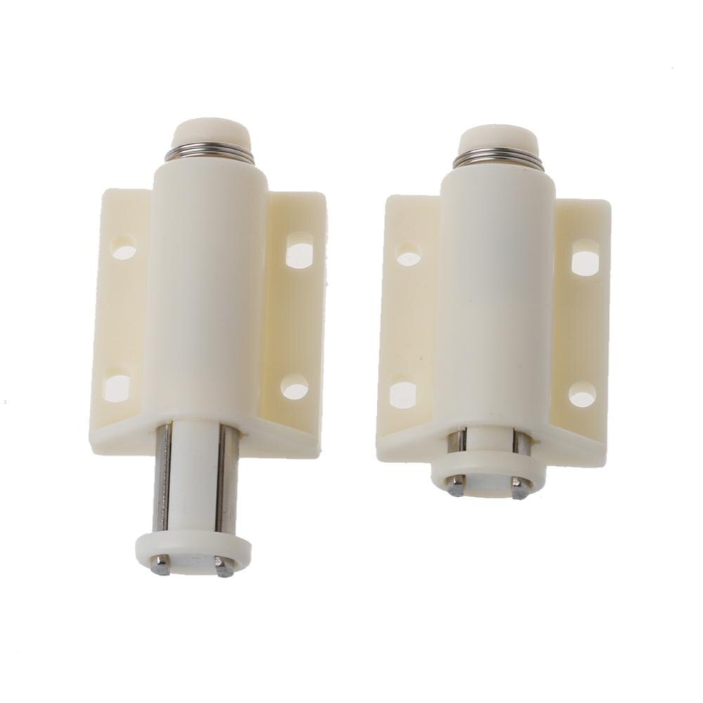 Pestillos magnéticos táctiles para puerta de armario, Pestillos magnéticos de invisibilidad, ,: Blanco