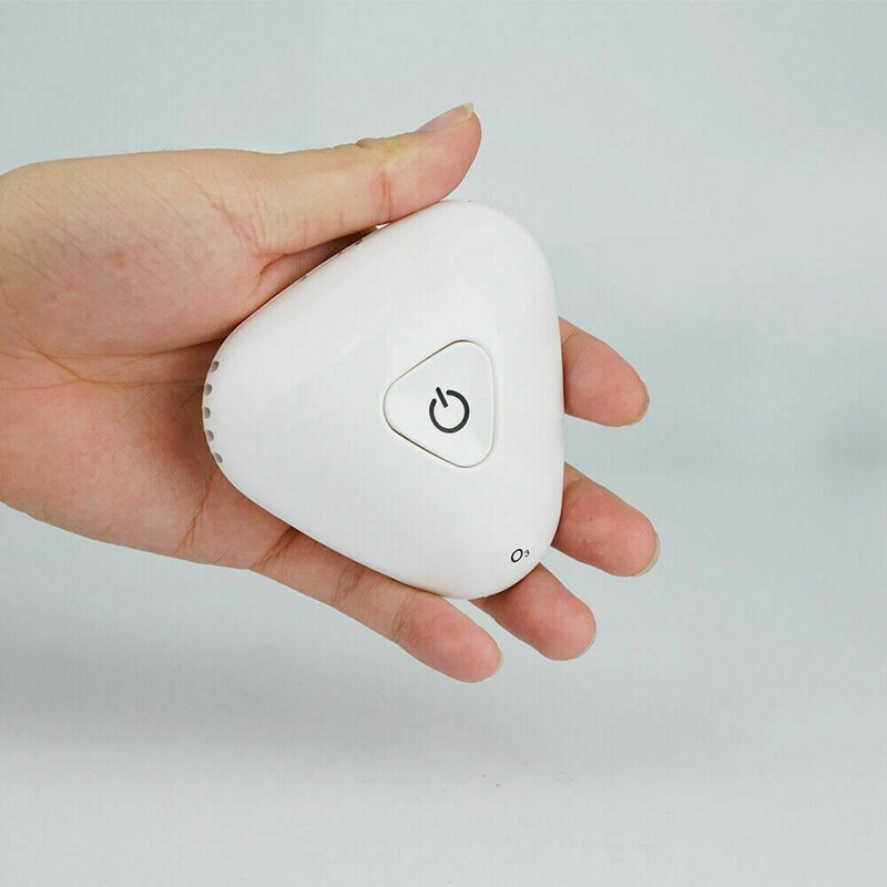 Mini Ozon Generator Deodorizer Luft Luftreiniger USB Aufladbare kühlschrank Luftreiniger Tragbare luft Kleine Raum Klar Geruch: Weiß