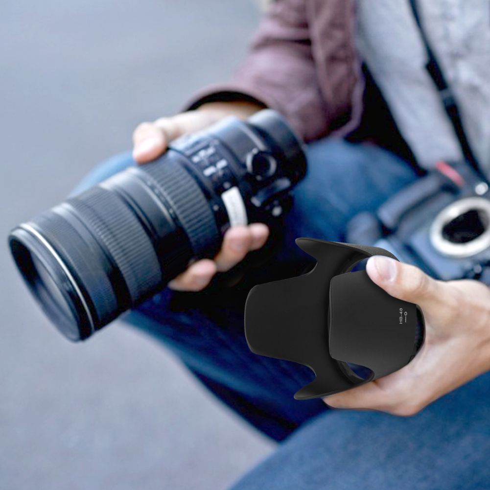 Camera Mount Lens Hood HB-48 Lens Hood Mount Lens Hood HB-48 Camera Mount Lens Hood for Nikon AF S 70-200mm f2.8 G VR II Lens